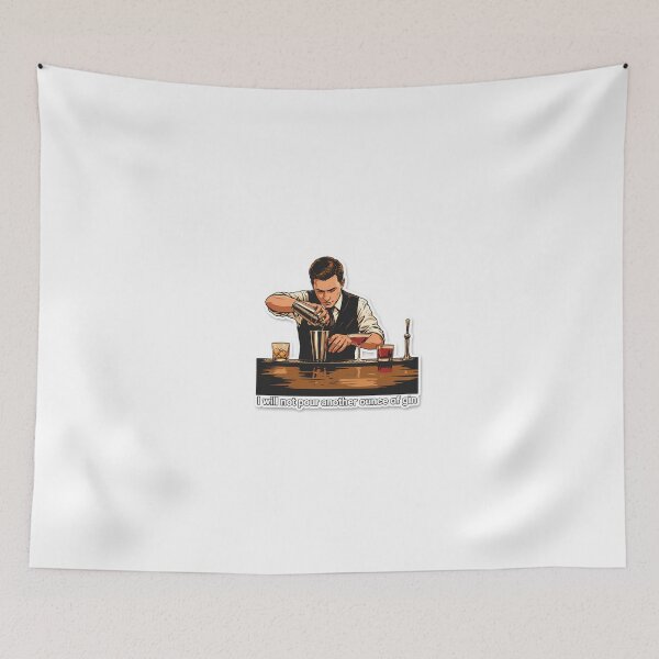 Item preview, Theatrical Bartender with Bold Quote designed and sold by NiftyWrx.