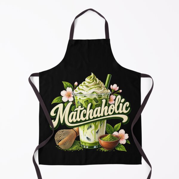 Item preview, Matchaholic Matcha Green Tea Latte Whisk Floral Aesthetic designed and sold by Photo-Sphere101.