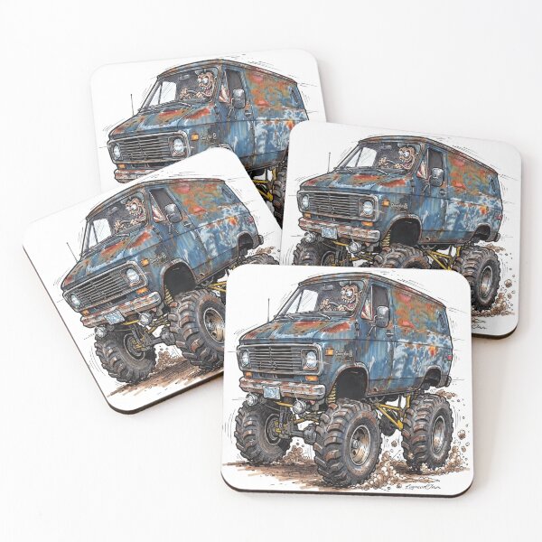 Item preview, Monster Van designed and sold by LiquidJam.
