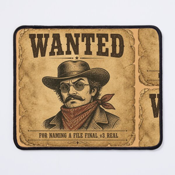 Item preview, Wanted For Naming A File Final v3 Real - Funny Shirt designed and sold by Geek Tracy Shop.