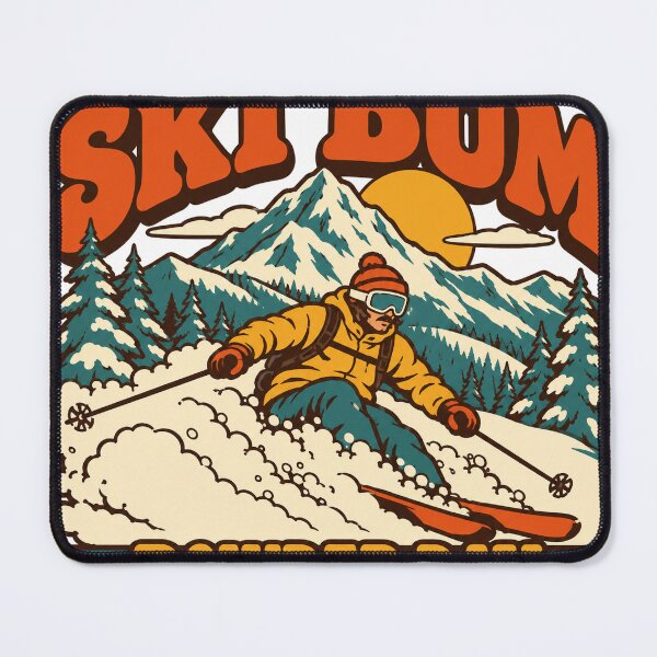 Item preview, Ski Bum Gift - Powder Day designed and sold by RedRubyBubble.