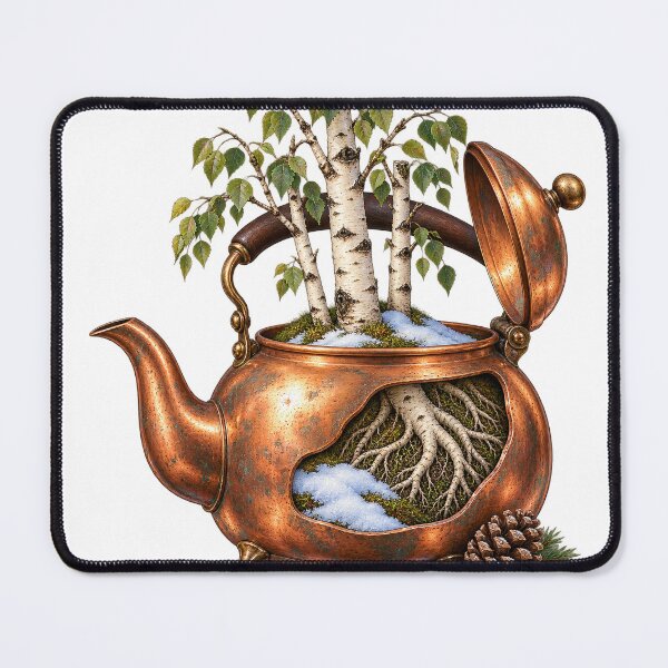 Item preview, Copper Kettle Birch Forest Miniature Winter designed and sold by Drip stamp.