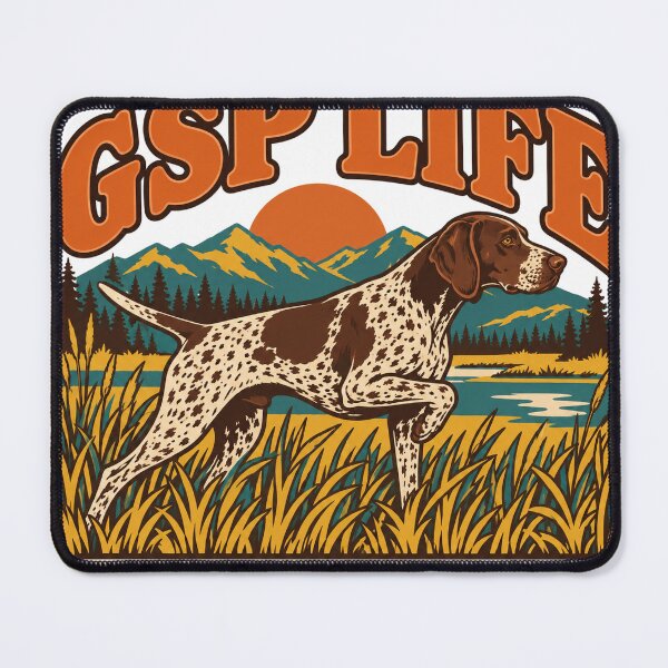 Item preview, German Shorthaired Pointer Gift - GSP Life designed and sold by RedRubyBubble.