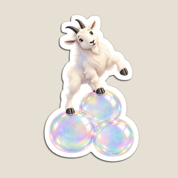 Item preview, Mountain Goat Balancing Crystal Soap Bubbles designed and sold by Drip stamp.
