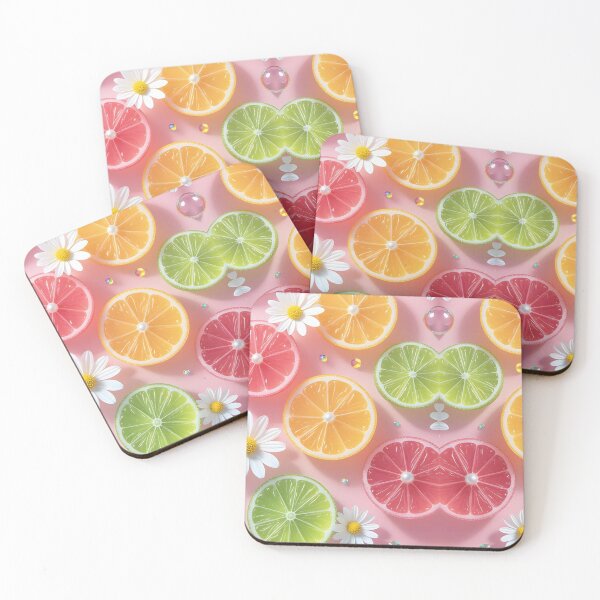 Item preview, Citrus fruits and daisies designed and sold by LenaArte25.