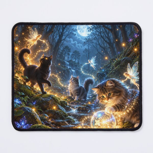 Item preview, The Cats Found the Fairies designed and sold by nikkolaus.