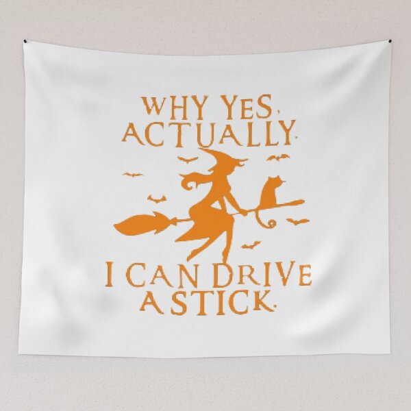 Item preview, Wicked Witch On Broomstick - Retro Halloween Vintage Silhouette designed and sold by MedPrintes45.