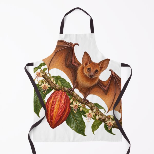 Item preview, Vuelo botánico de la flor de cacao del murciélago frutal designed and sold by Drip stamp.