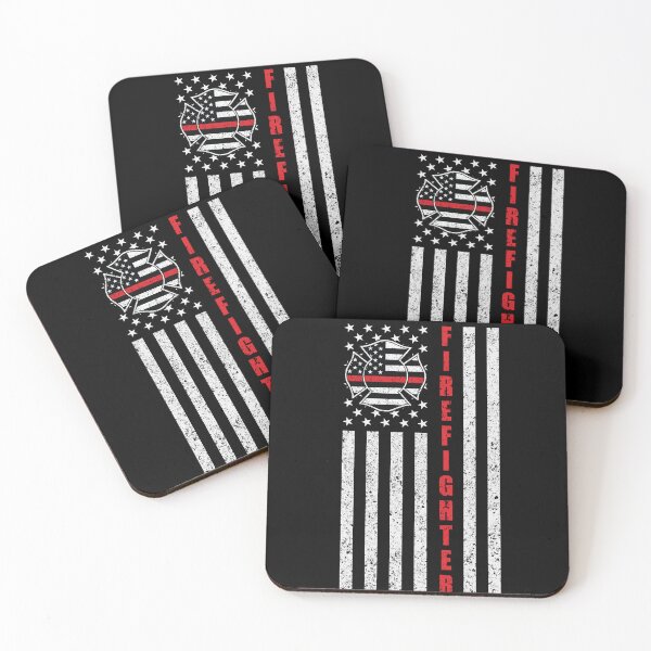 Item preview, Vintage Firefighter Flag - Thin Red Line Maltese Cross designed and sold by Marshallamoakohene.