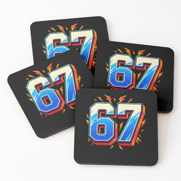 Item preview, 67 Meme Bold Six Seven Number Graphic designed and sold by stmpdwrld.