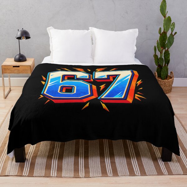 Item preview, 67 Meme Bold Six Seven Number Graphic designed and sold by stmpdwrld.