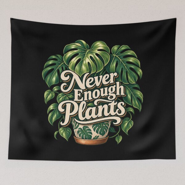 Item preview, Never Enough Plants Houseplant Gardening Monstera Leaf Lover designed and sold by Photo-Sphere101.