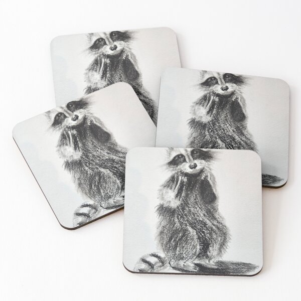 Item preview, Curious Raccoon designed and sold by BorisArtShop.
