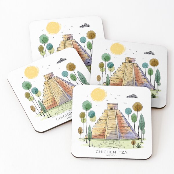 Item preview, Chichen Itza Mayan Pyramid Street Art designed and sold by EdwinkOne.