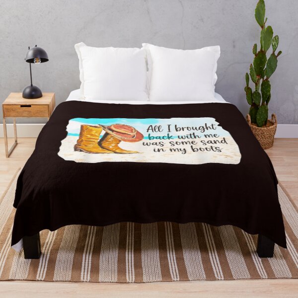 Item preview, Sand in Boots Beach Cowboy Hat Western Quote Art designed and sold by AXA-Walahada.