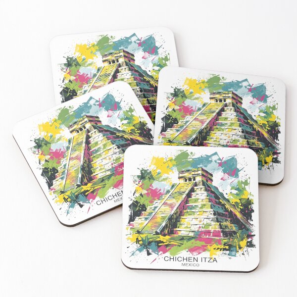 Item preview, Chichen Itza Minimalist Pyramid Under the Sun designed and sold by EdwinkOne.