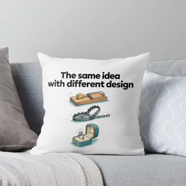 Item preview, The Same Idea With Different Design Funny Sarcastic designed and sold by PatternFariss.
