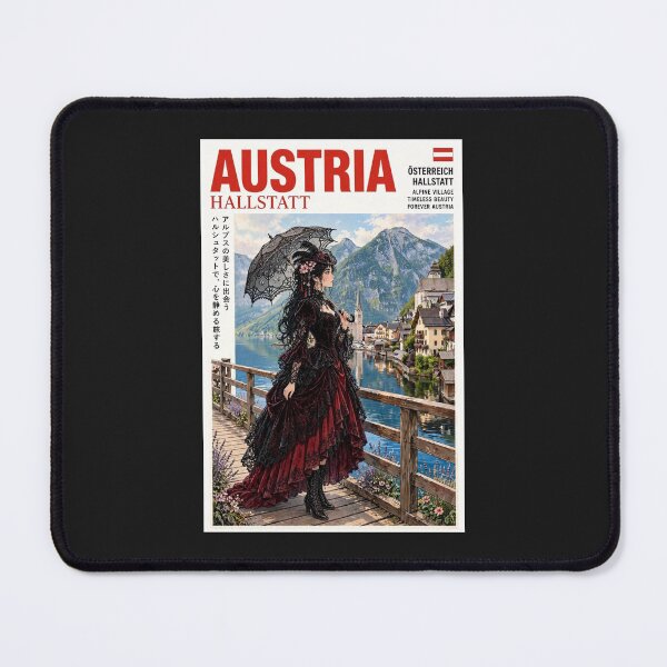 Item preview, Austria — Hallstatt — Gothic Elegance by the Alpine Lake designed and sold by DibujandoPorfa.