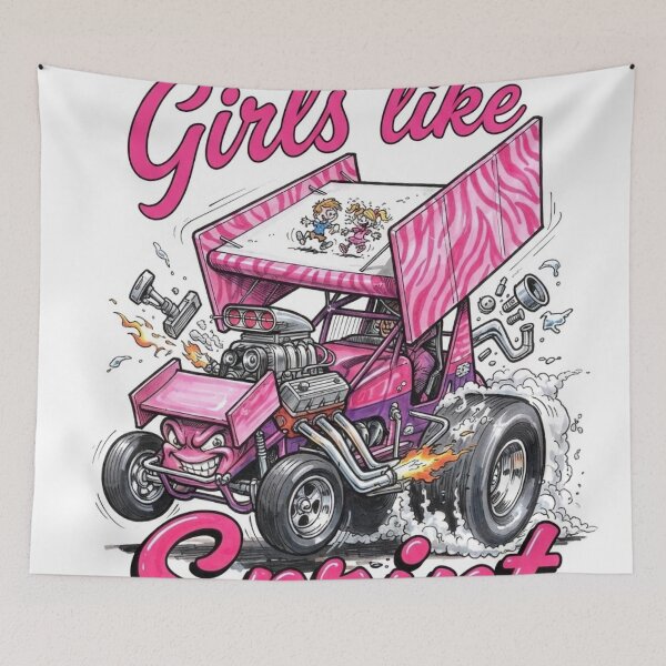 Item preview, Girls like Sprints Cars too designed and sold by LiquidJam.