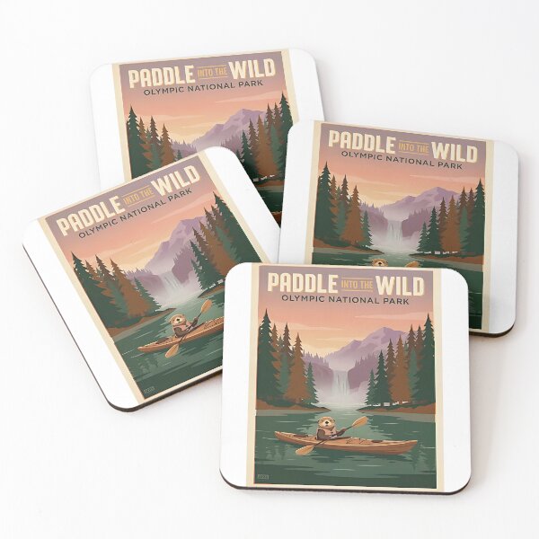 Item preview, Sea Otter Kayaking – Paddle Into the Wild designed and sold by PictoVibe.