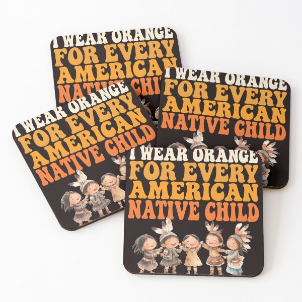 Item preview, Orange For Every Native Child Retro  designed and sold by Artful-Blooms.