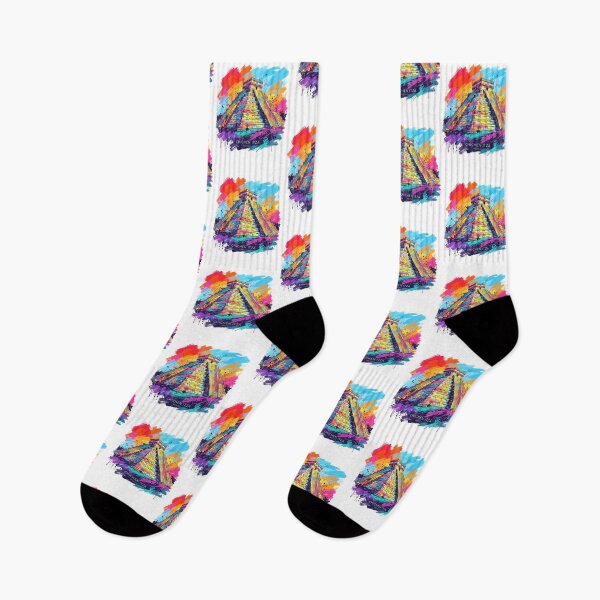 Item preview, Chichen Itza in Vibrant Street Art designed and sold by EdwinkOne.