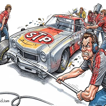 Artwork thumbnail, Pit Stop by LiquidJam