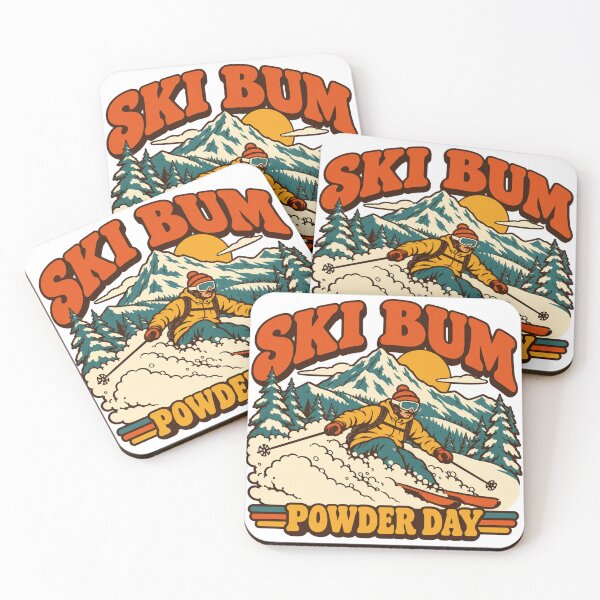 Item preview, Ski Bum Gift - Powder Day designed and sold by RedRubyBubble.