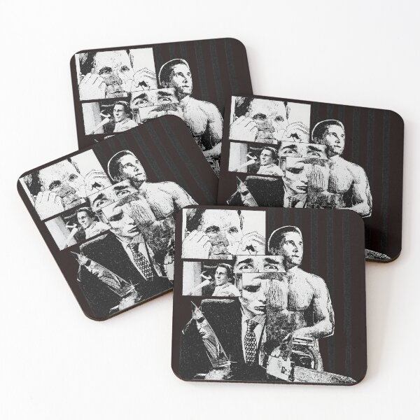 Item preview, I AM SIMPLY NOT THERE. American Psycho Collage designed and sold by Artful-Blooms.
