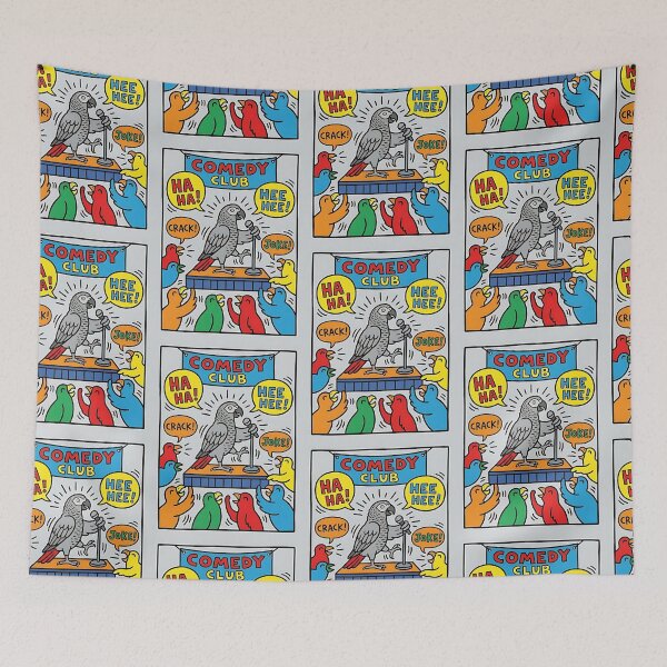 Item preview, African Grey Parrot – The Comedy Bird designed and sold by PictoVibe.