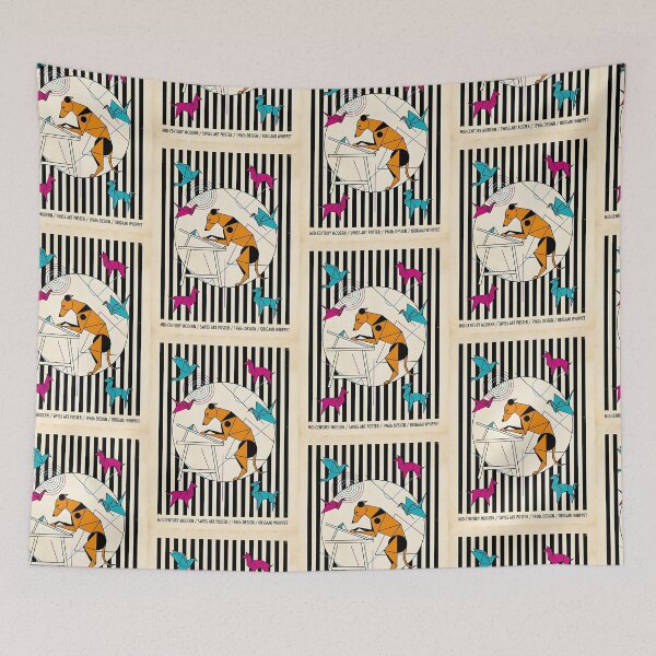 Item preview, Whippet Origami Artist – Folded Imagination designed and sold by PictoVibe.