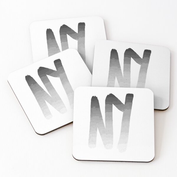 Item preview, NY Gradient Brush Lettering – New York Art designed and sold by soaddigitalstudios.