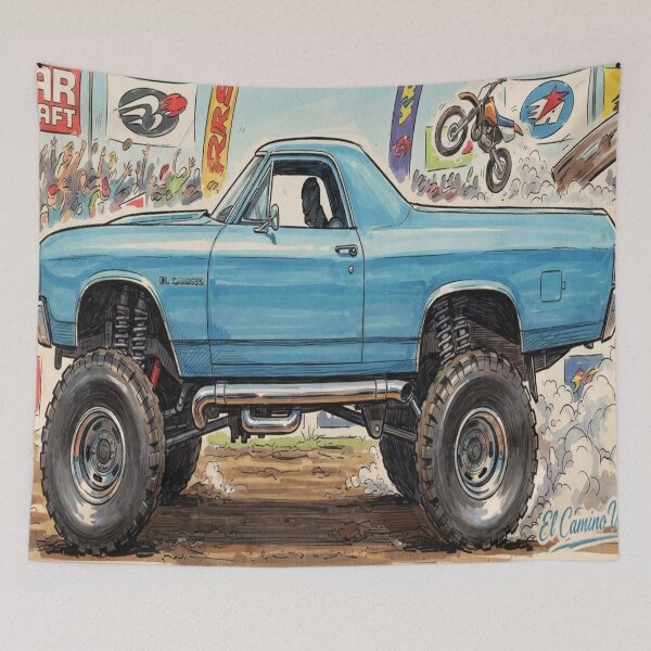 Item preview, El Camino World  designed and sold by LiquidJam.