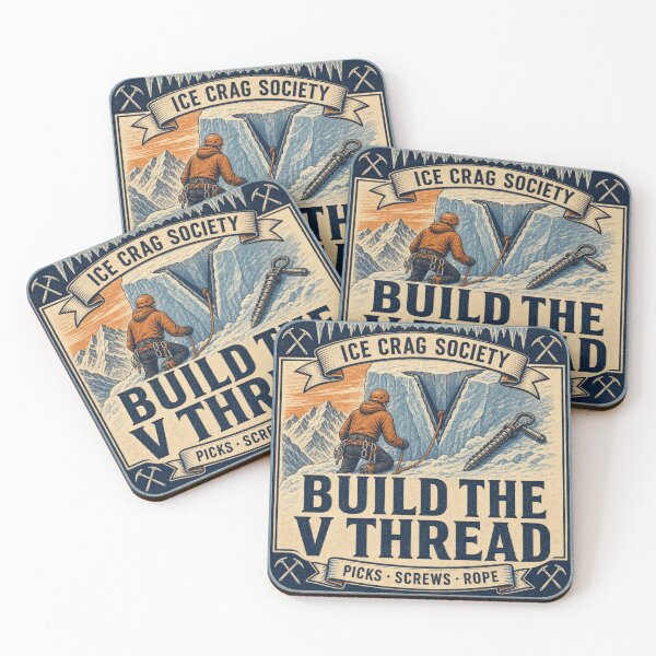Item preview, Build the V Thread Alpine Climbing Badge designed and sold by BoosterShop.