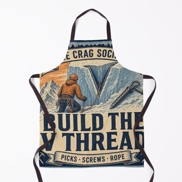 Item preview, Build the V Thread Alpine Climbing Badge designed and sold by BoosterShop.