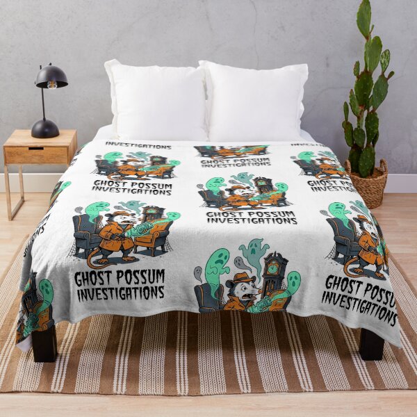 Item preview, Opossum Paranormal Investigator – Ghost Patrol designed and sold by PictoVibe.