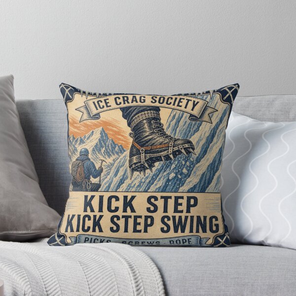 Item preview, Kick Step Kick Step Swing Crampon Badge designed and sold by BoosterShop.