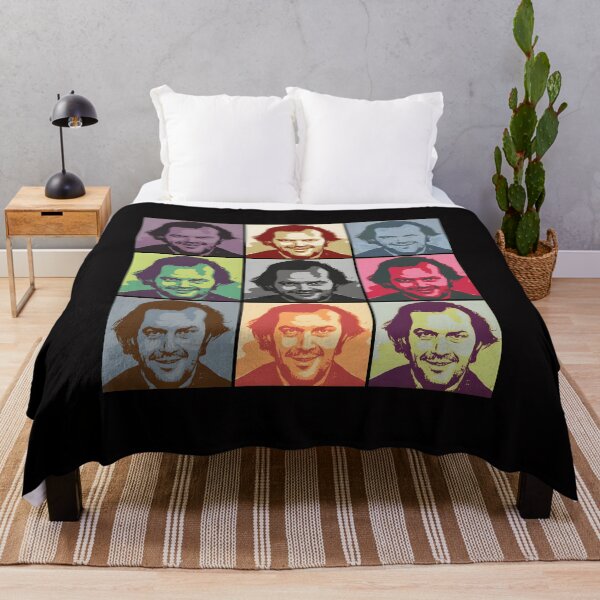 Item preview, Jack Nicholson Pop Art Portrait Grid designed and sold by KarienaleeKk.