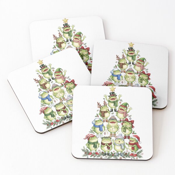 Item preview, Frog Christmas Tree designed and sold by Tiffany Roy.