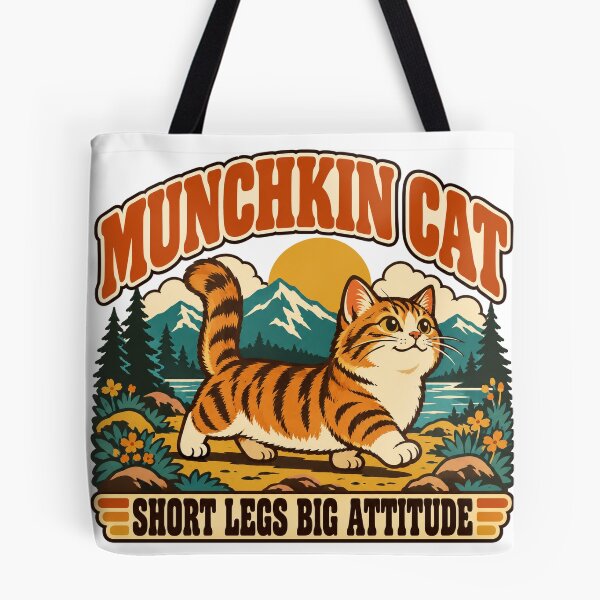 Item preview, Munchkin Cat Gift - Short Legs Big Attitude designed and sold by RedRubyBubble.