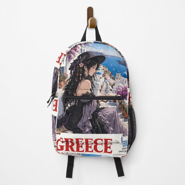 Item preview, Greece — Santorini — Gothic Dreams Above the Aegean Sea designed and sold by DibujandoPorfa.