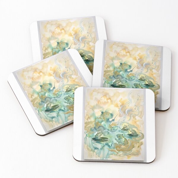 Item preview, Capybara Hot Spring Orchestra – Nature's Melody designed and sold by PictoVibe.