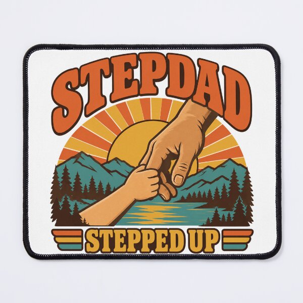 Item preview, Stepdad Gift - Stepped Up designed and sold by RedRubyBubble.