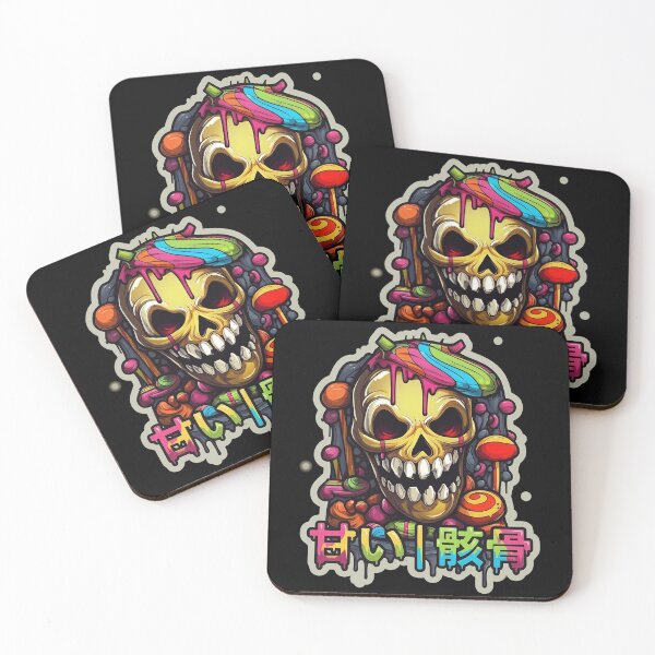 Item preview, Dripping Candy Skull - Japanese Streetwear Graphic designed and sold by DesignArtique.
