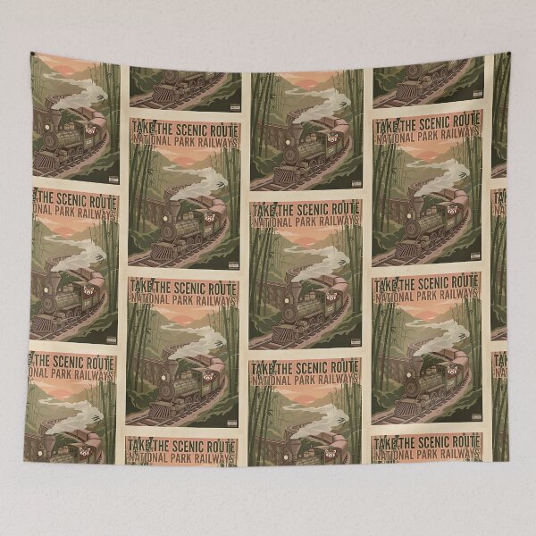 Item preview, Red Panda Mountain Railway – Take the Scenic Route designed and sold by PictoVibe.
