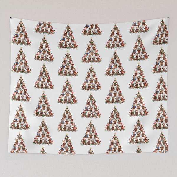 Item preview, Red Panda Christmas Tree designed and sold by Tiffany Roy.