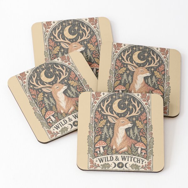 Item preview, Wild & Witchy – Celestial Deer Moonlit Forest Magic designed and sold by Blanczet.