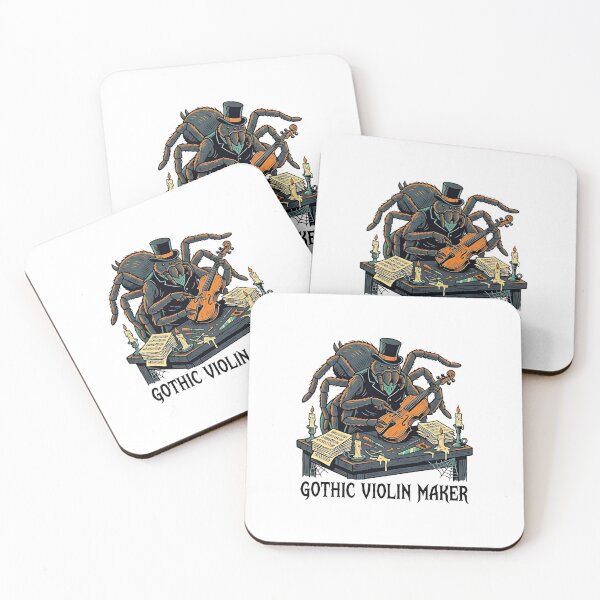 Item preview, Tarantula Violin Maker – Gothic Strings designed and sold by PictoVibe.