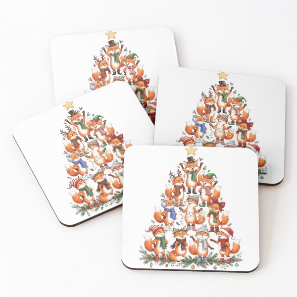 Item preview, Fox Christmas Tree designed and sold by Tiffany Roy.