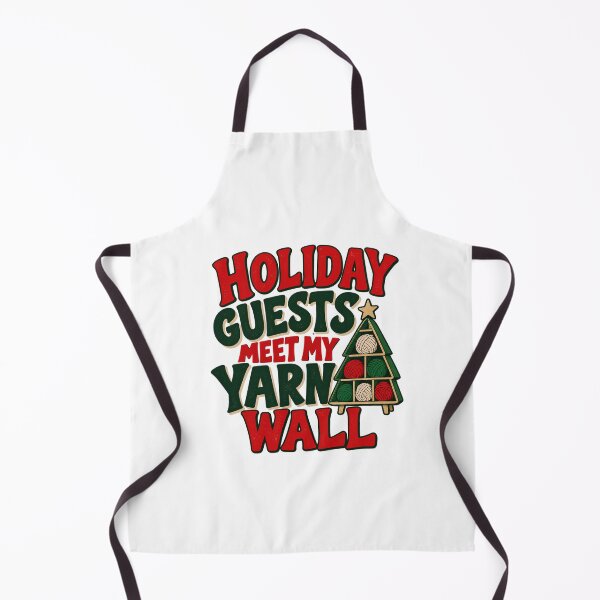 Item preview, Holiday Guests Meet My Yarn Wall designed and sold by epic-phrases.